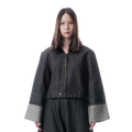 DENIM JEANS JACKET - BLACK