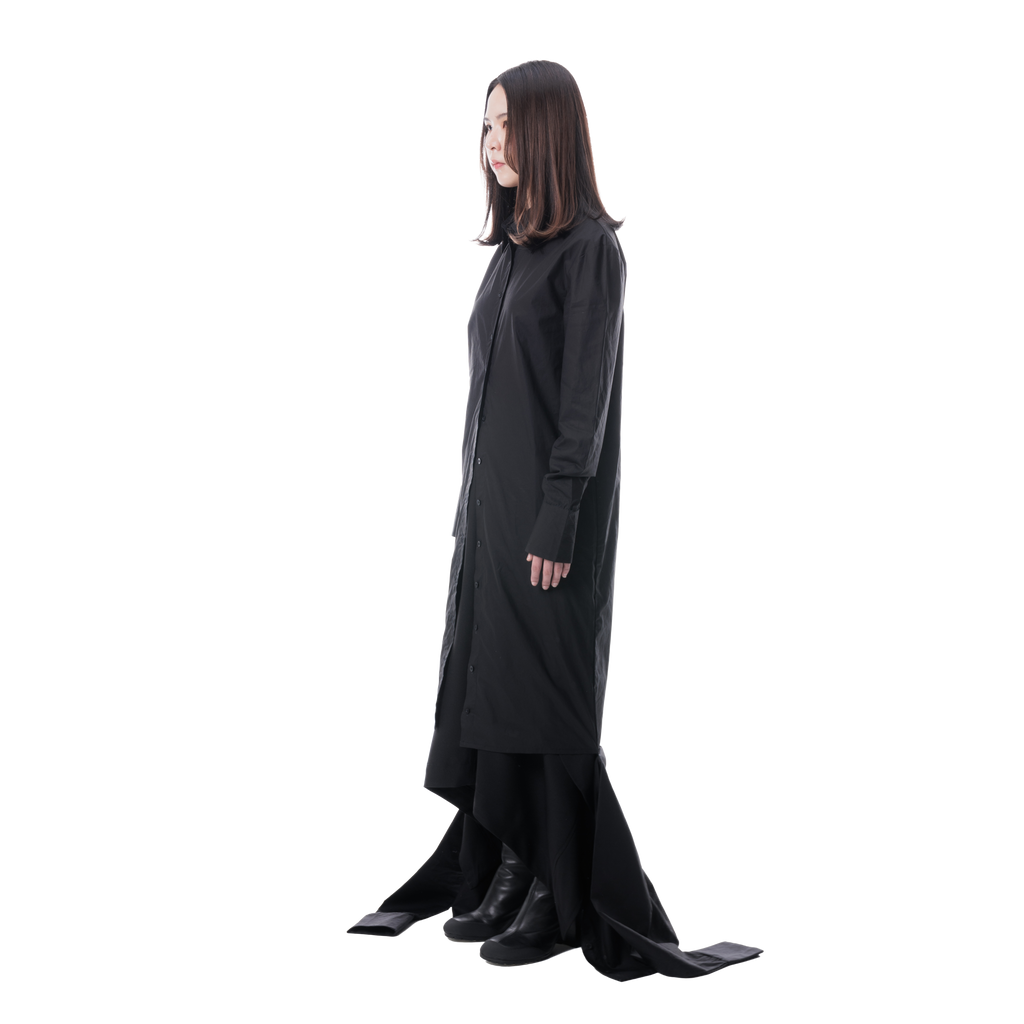 DOUBLE SHIRT DRESS