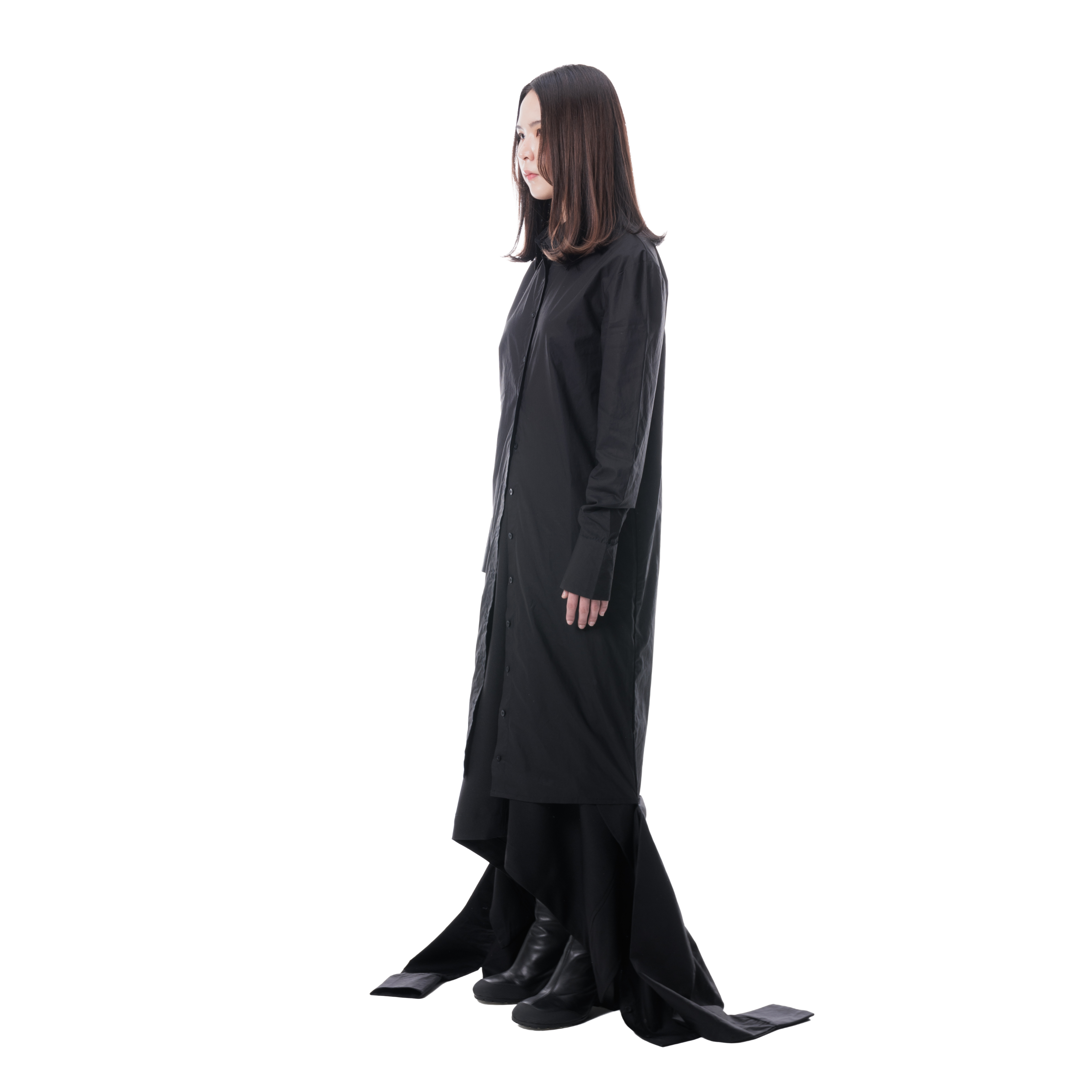 DOUBLE SHIRT DRESS