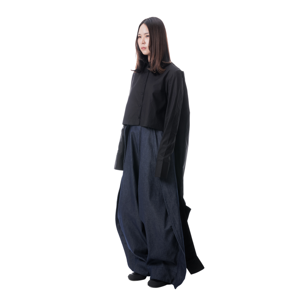 DOUBLE SHIRT DRESS