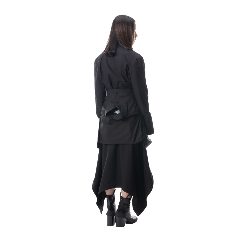 DOUBLE SHIRT DRESS