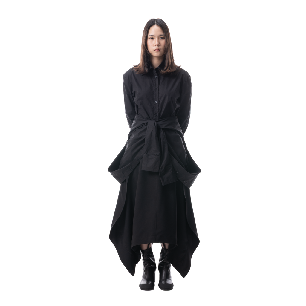 DOUBLE SHIRT DRESS