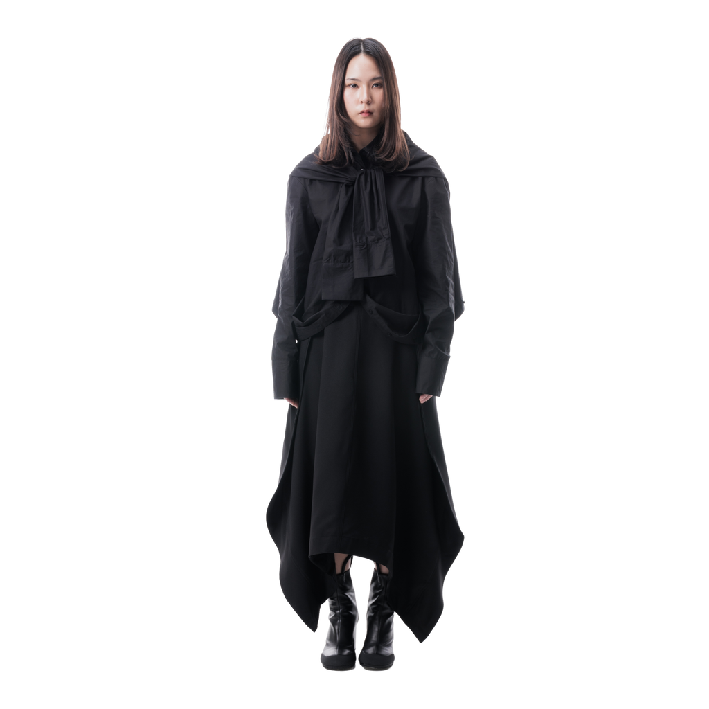 FOLD SKIRT - POLYESTER