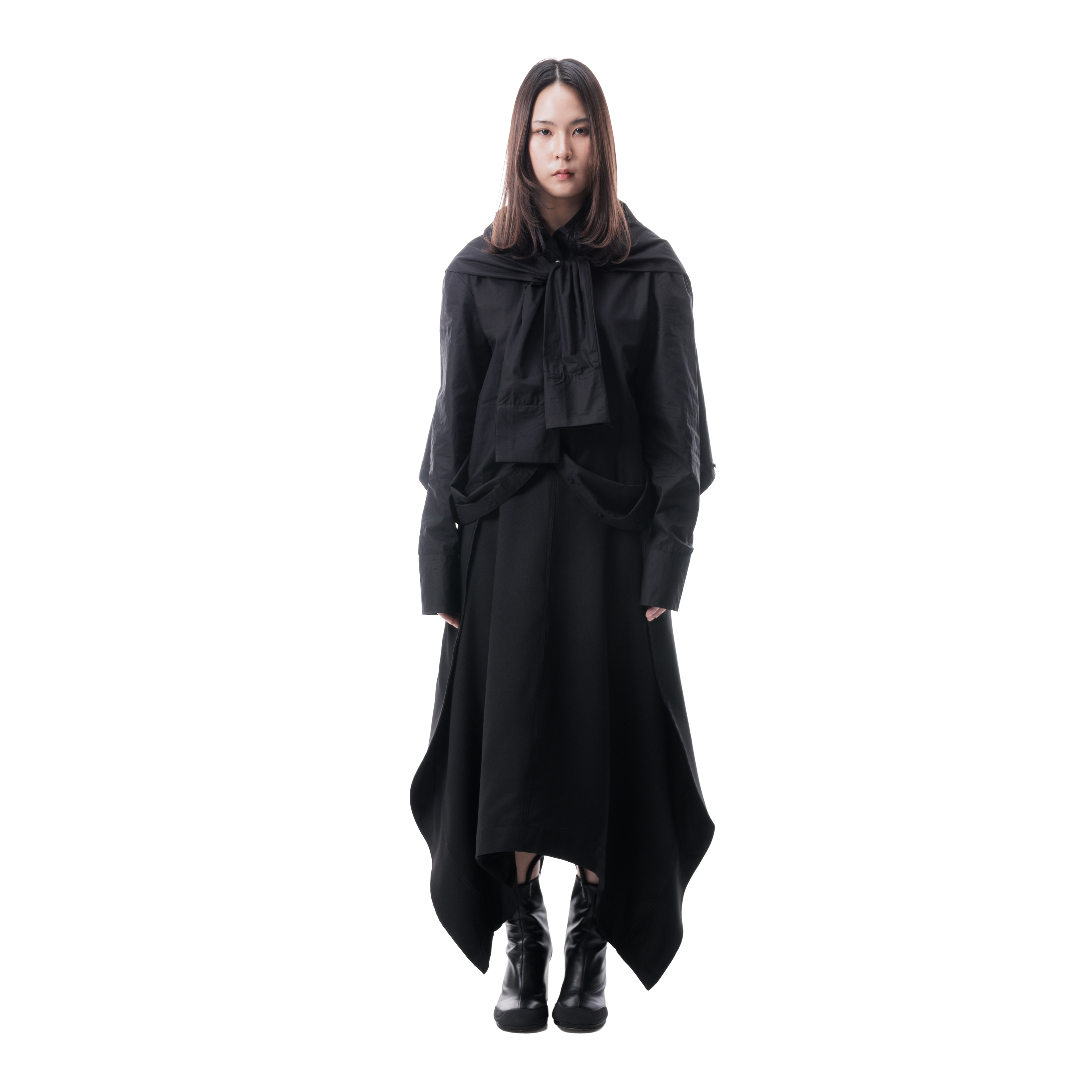 FOLD SKIRT - POLYESTER