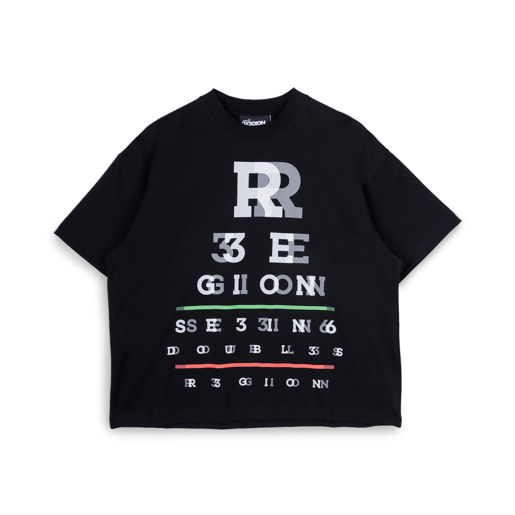 SNELLEN T-SHIRT BLACK