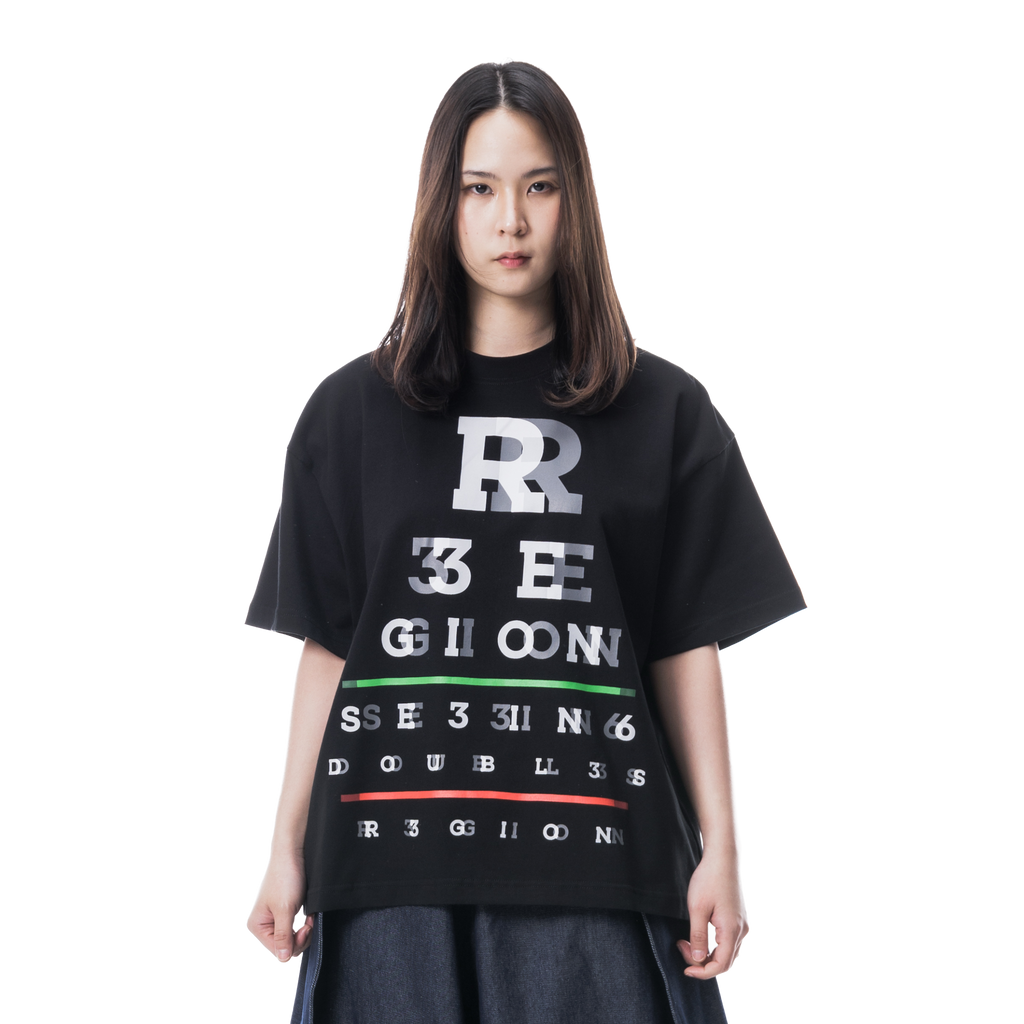 SNELLEN T-SHIRT BLACK