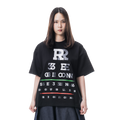 SNELLEN T-SHIRT BLACK