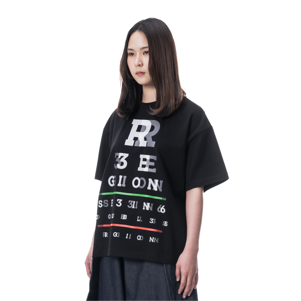 SNELLEN T-SHIRT BLACK